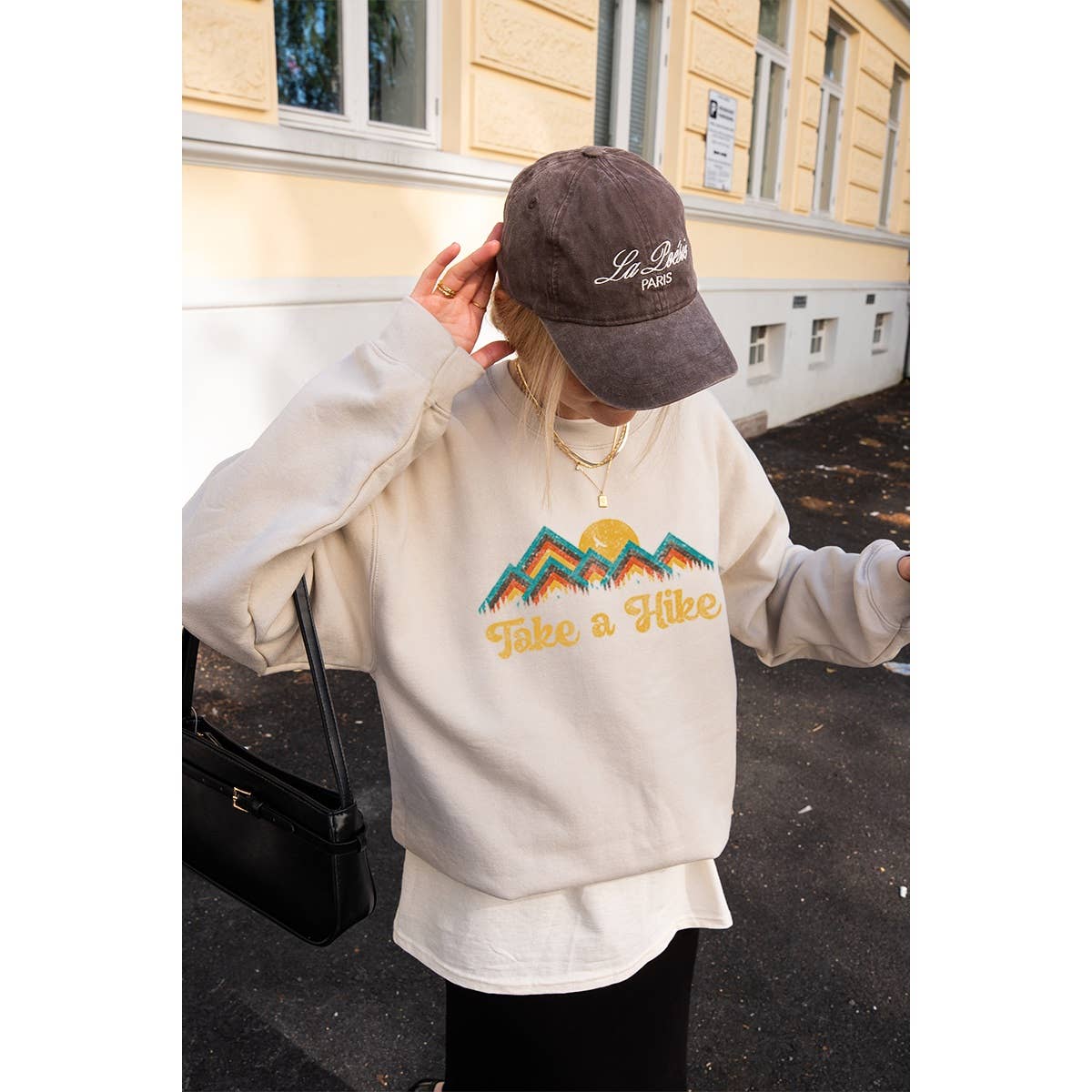Take A Hike Vintage Graphic Sweatshirt
