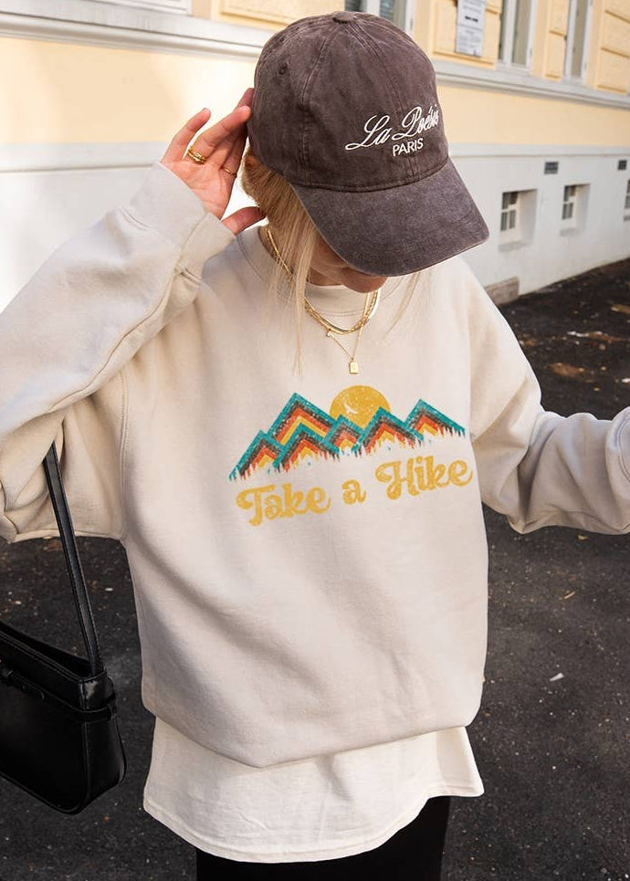 Take A Hike Vintage Graphic Sweatshirt