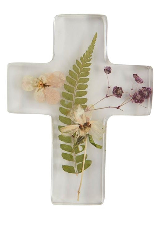 Dried Floral Cross
