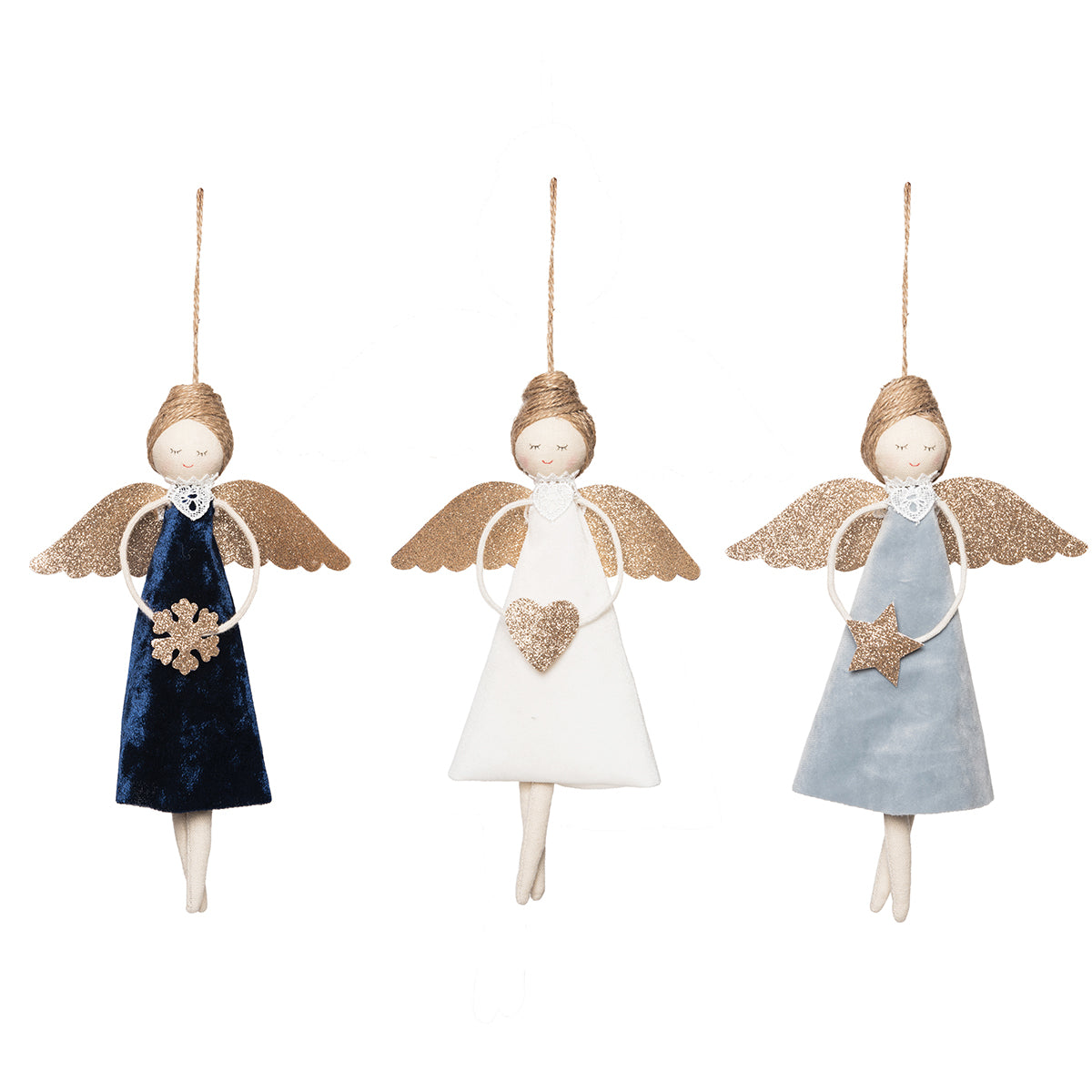Winter Angel Ornaments