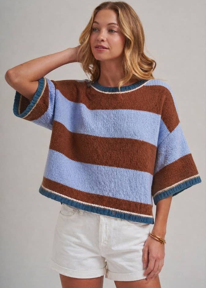 Wendy Wide Stripe Sweater