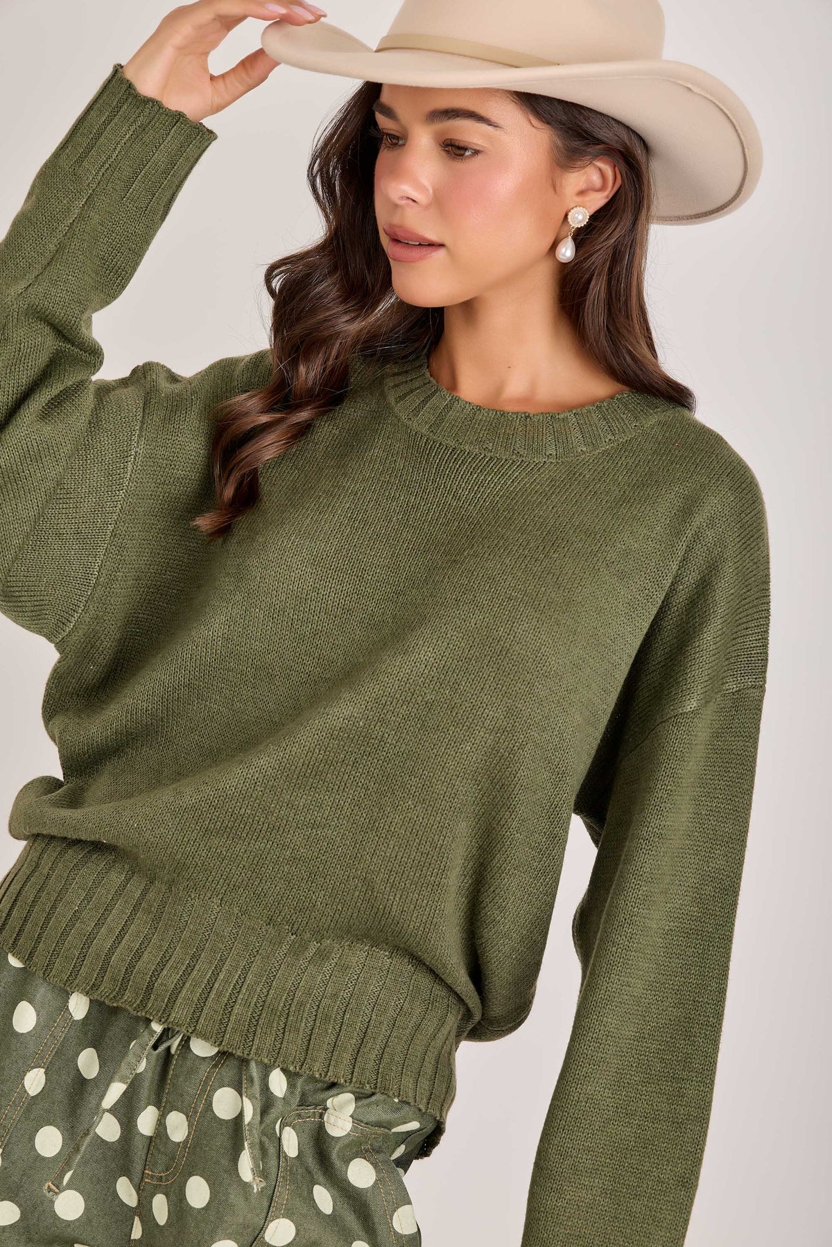 Green Lightweight Sweater