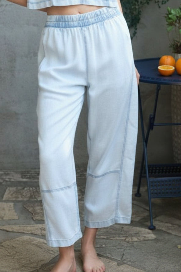 Mara Washed Denim Pants