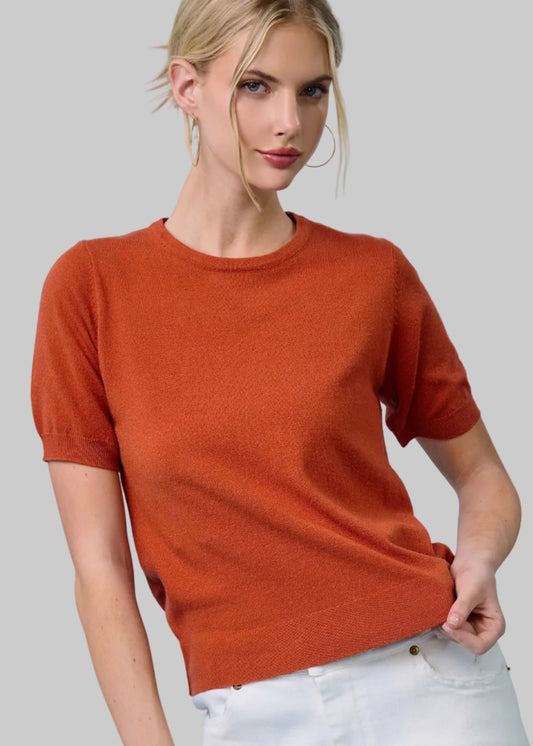 Lightweight Sweater in Pumpkin