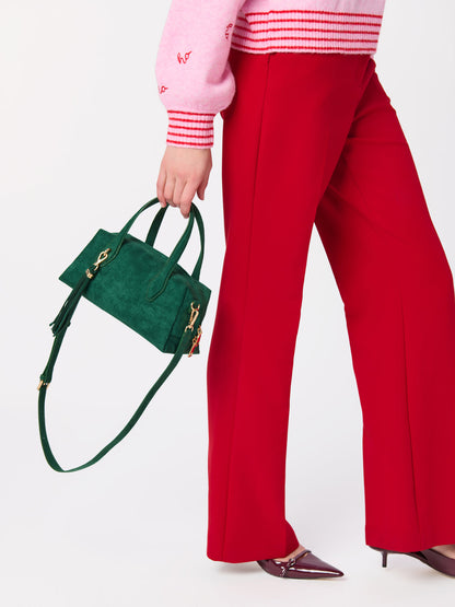 Kylie Mini Bowler Bag in Emerald