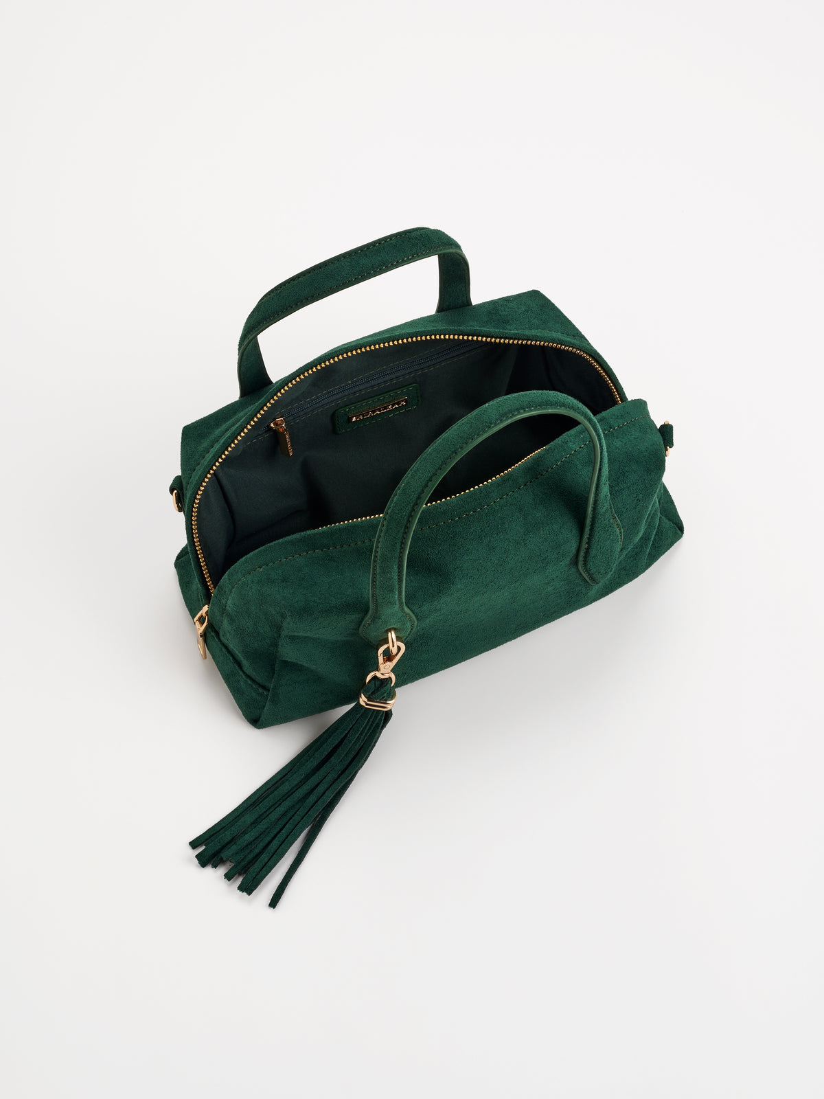 Kylie Mini Bowler Bag in Emerald