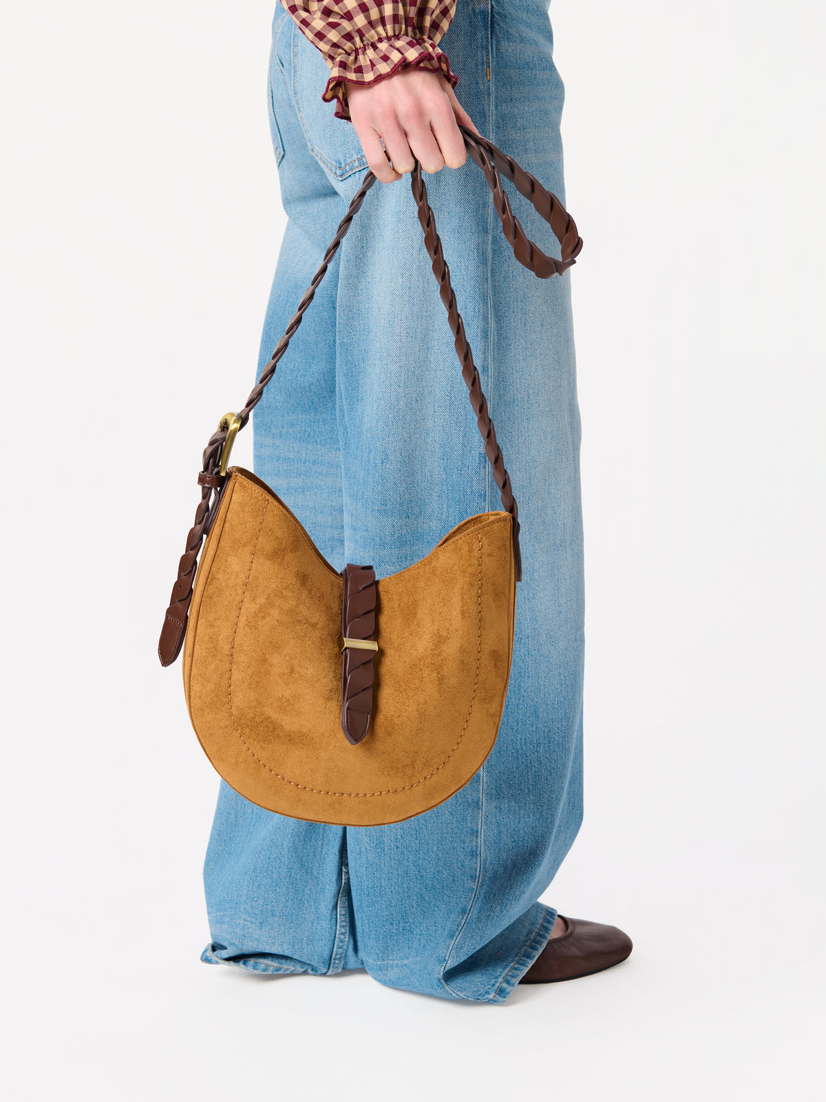 Roberta Cross-Body Bag in Tan