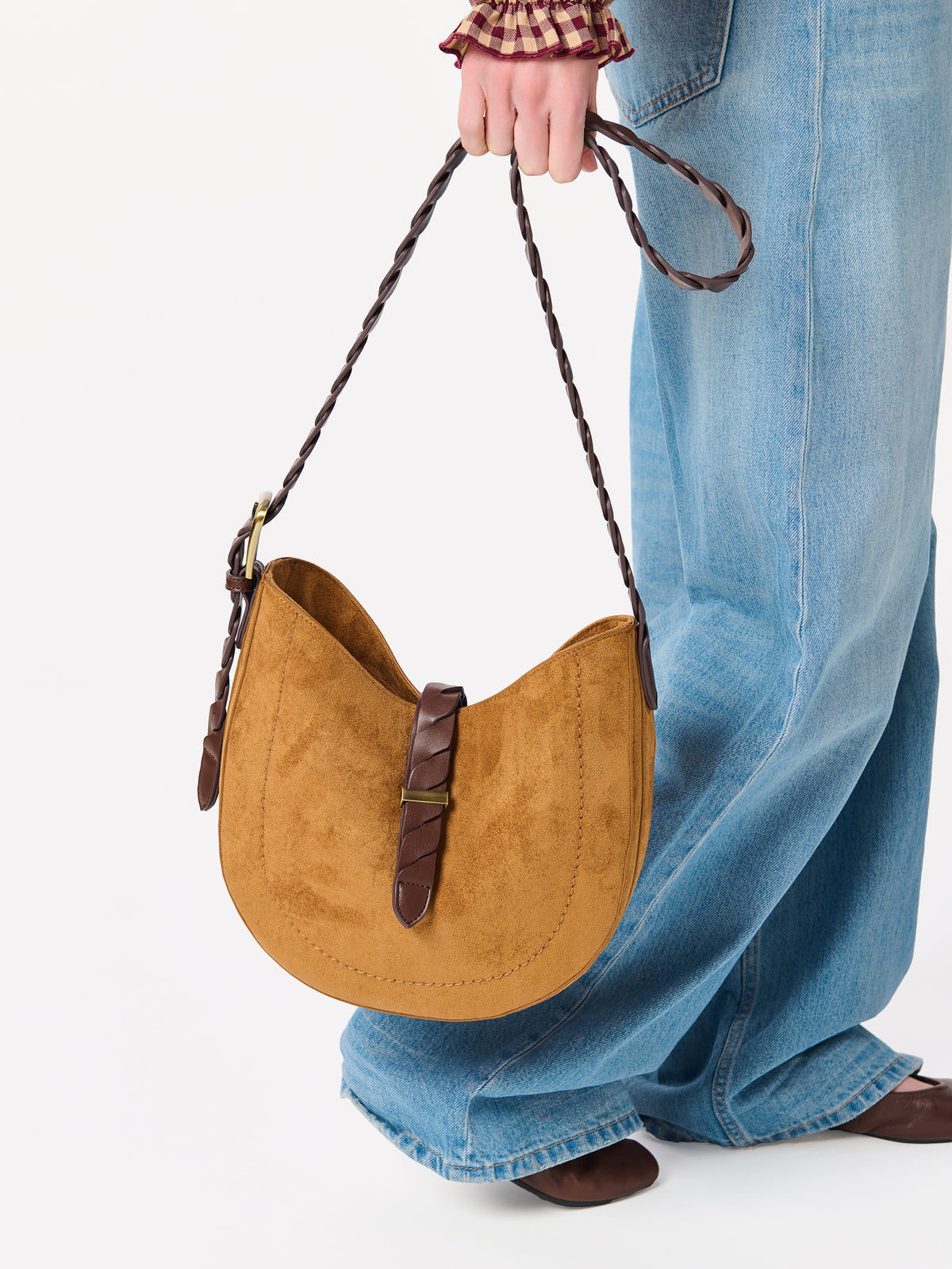 Roberta Cross-Body Bag in Tan