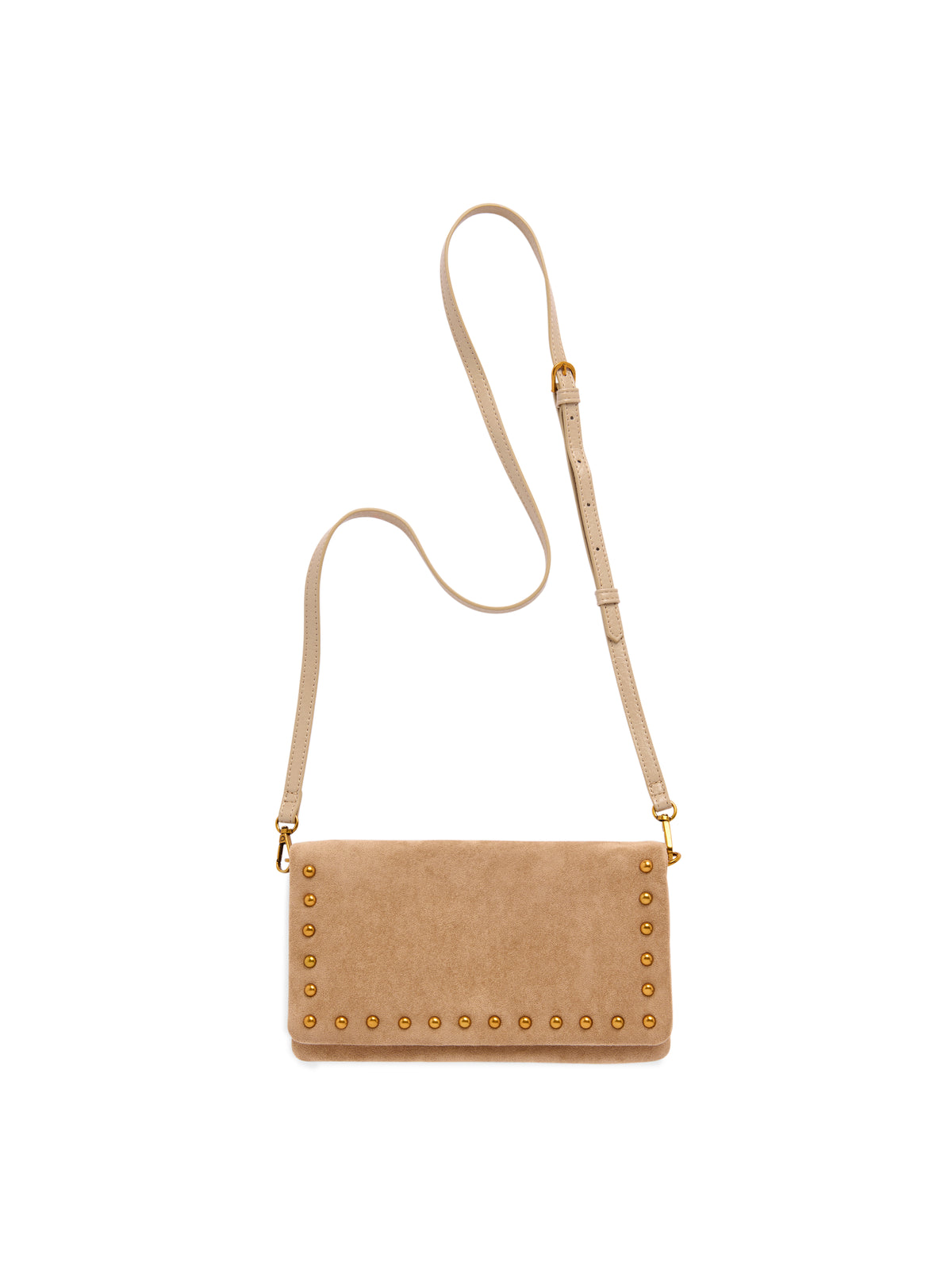 Lennon Cross-Body/Wristlet  in Buff