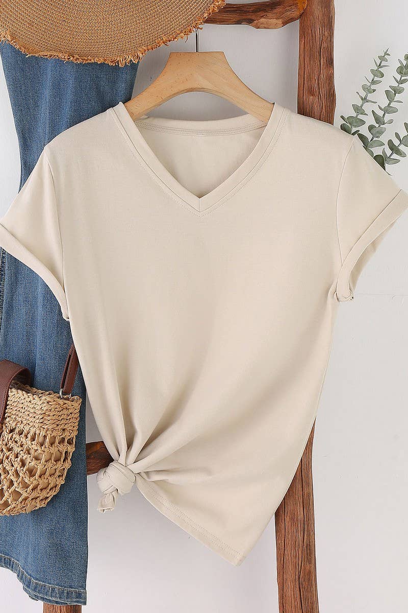 Zoe V-Neck T-shirt