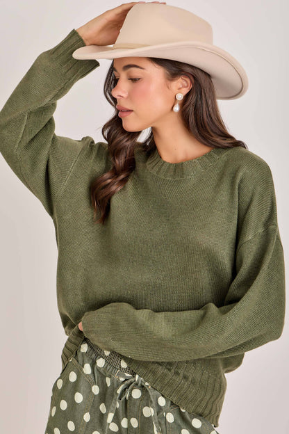 Green Lightweight Sweater
