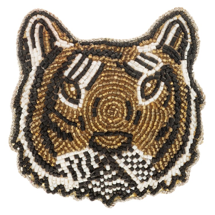 Tiger Beaded Ornament