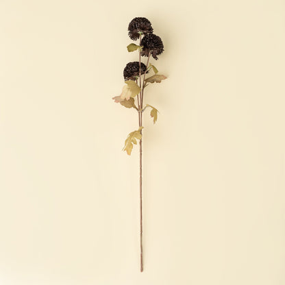 Pom Pom Floral Spray in Midnight