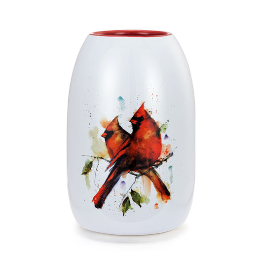 Cardinal Vase