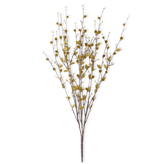Green Pussy Willow Spray-28in