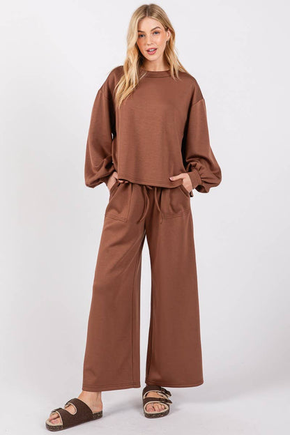 Scuba Top and Pants Set