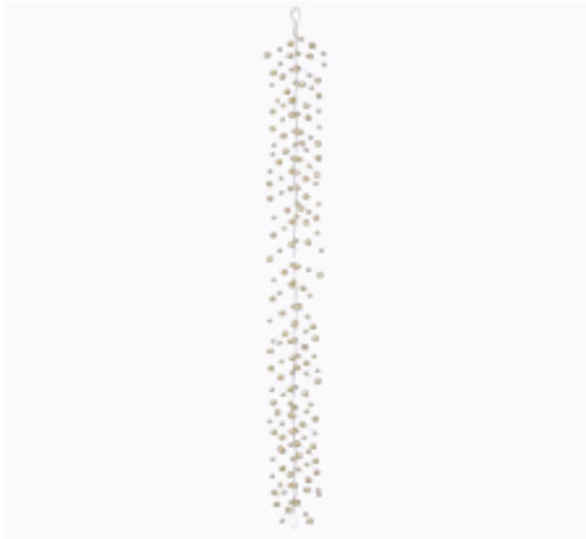 Gold Jingle Bell Garland-72in