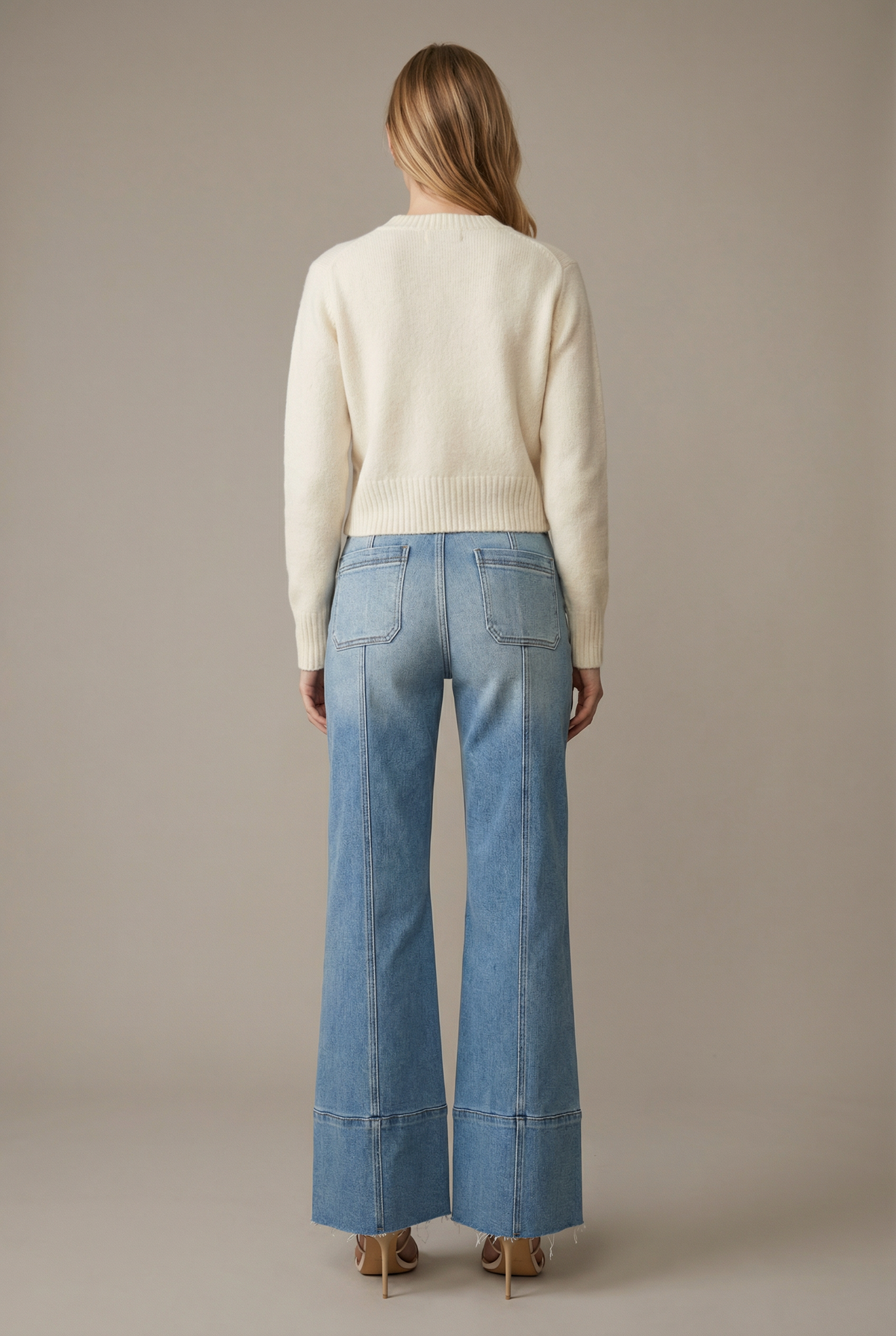 Tummy Control Palazzo Jeans