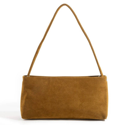 Faux Suede Rectangle Bag