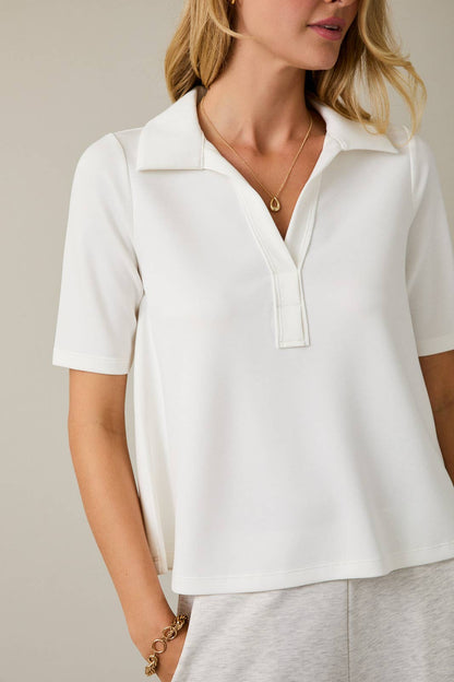 Jessie Modal Polo Tunic Top