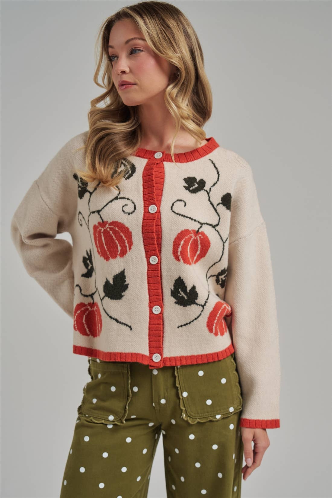 Pumpkin Cardigan