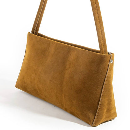 Faux Suede Rectangle Bag