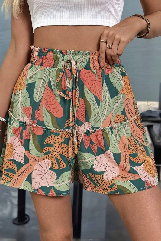Brecka Tropical Print Short