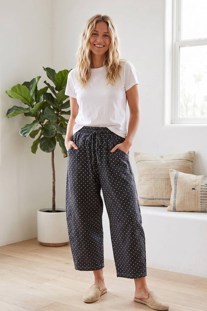 Mineral Washed Barrel Pants