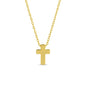 Small Simple Cross Necklace