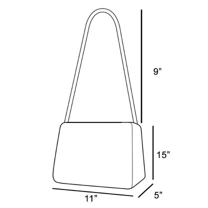 Faux Leather Hobo Bag