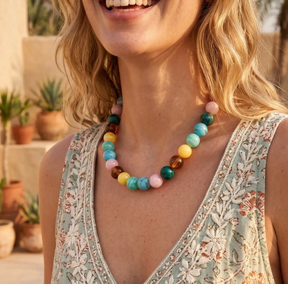 Chunky Beaded Necklace