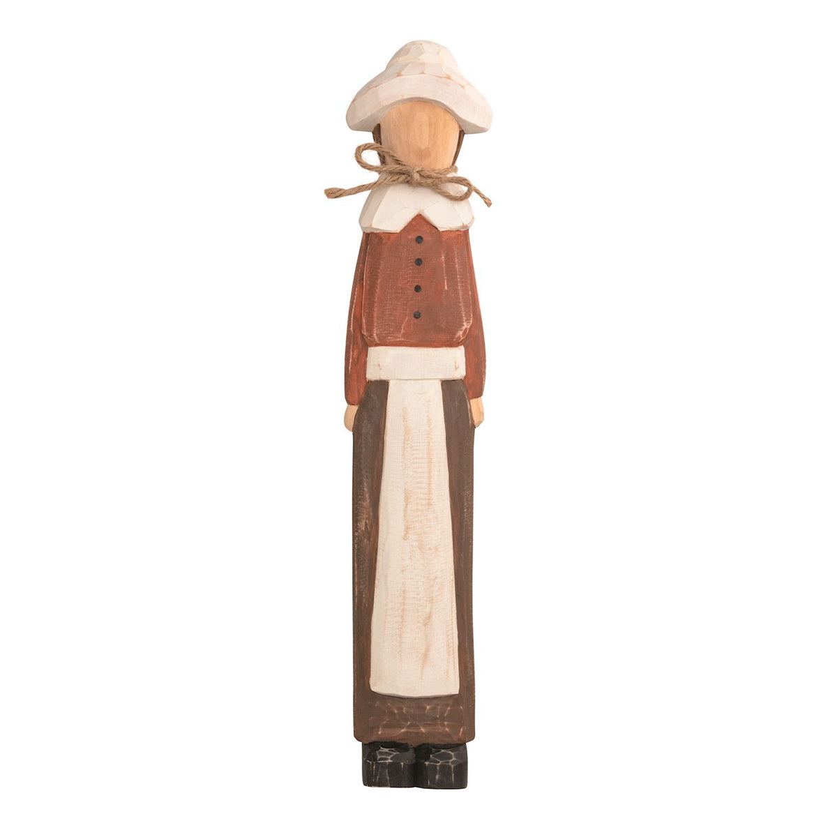 Set of 2 Wood Pilgrim Sitters