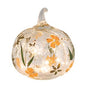 Small LED Glass Pumpkin