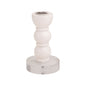 White Resin Taper Holder