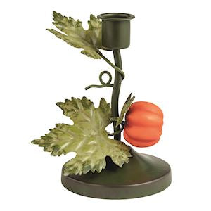 Metal Pumpkin Candlestick