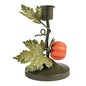 Metal Pumpkin Candlestick