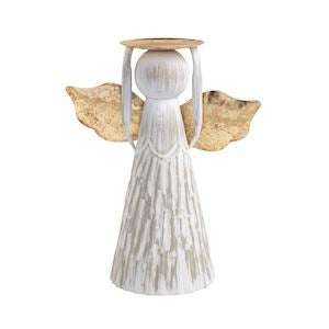 Angel Pillar Candle Holder