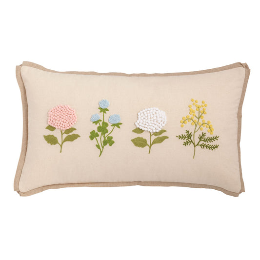 Lumbar Floral Pillow