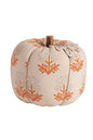 Floral Print Stuffed Pumpkin