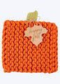 Pumpkin Knit Trivet