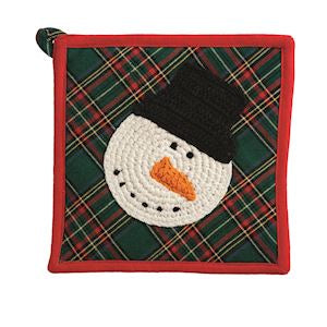 Tartan Crochet Trivet