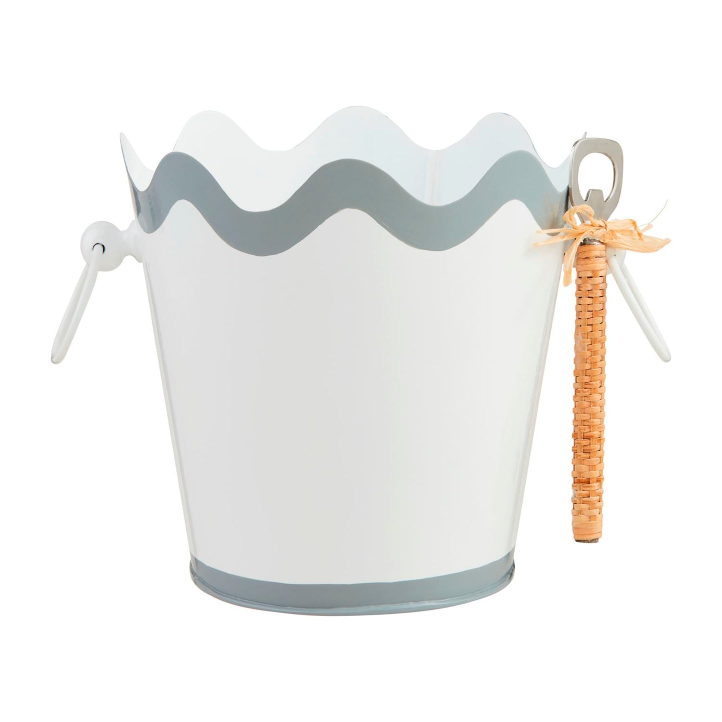 Scalloped Ice Bucket Set