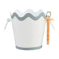 Scalloped Ice Bucket Set
