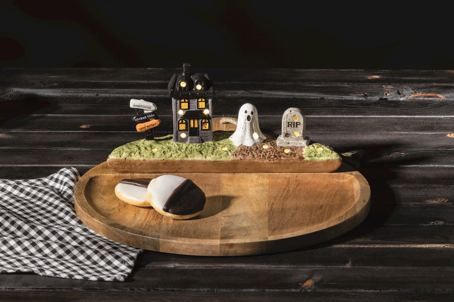 Large Halloween LED Sitter