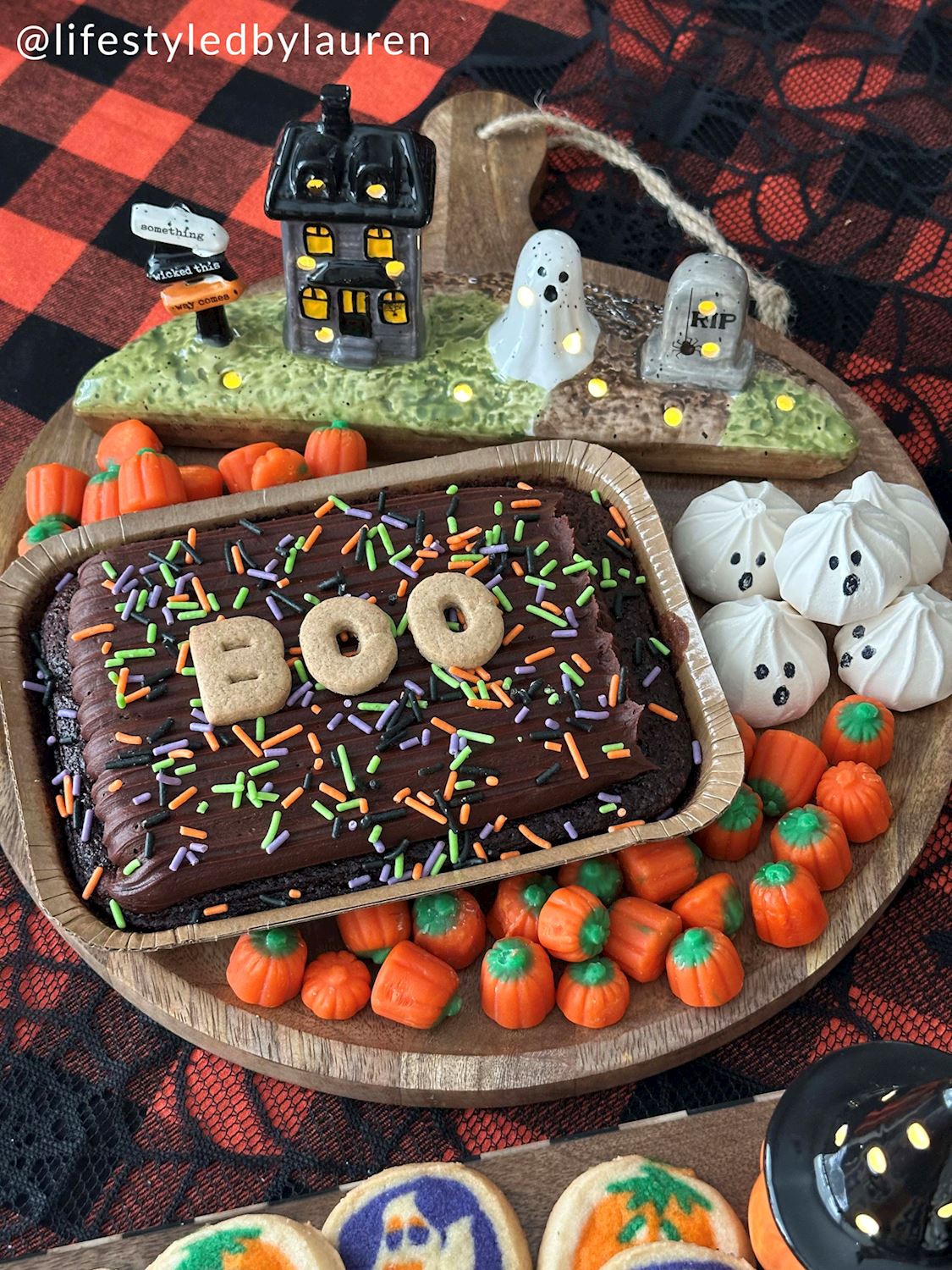 Large Halloween LED Sitter