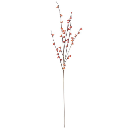 Brown Bead Bud Spray - 25 Inch