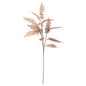 Orange w/Brown Speckles Fern Spray- 39in
