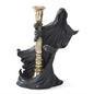 Black Draped Ghost Candle Holder