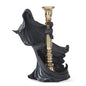 Black Draped Ghost Candle Holder