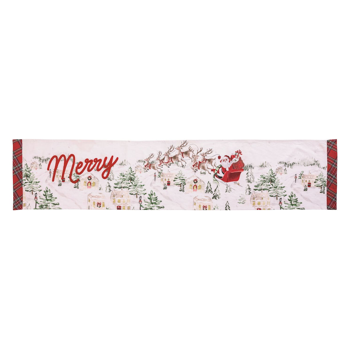 Vintage Santa Scene Runner